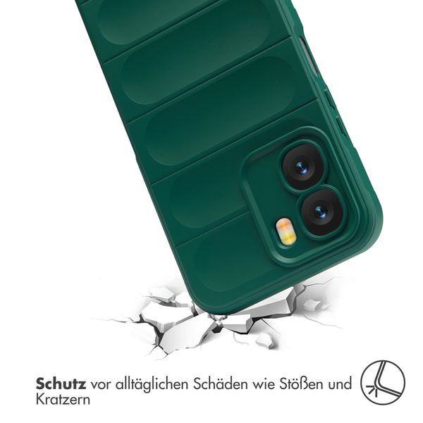 imoshion EasyGrip Backcover Oppo A6x (4G/5G) - Dunkelgrün