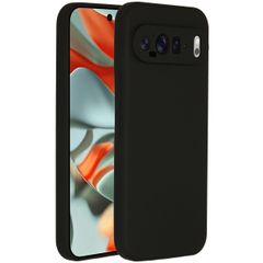 Accezz Liquid Silikoncase Google Pixel 9 Pro XL - Schwarz