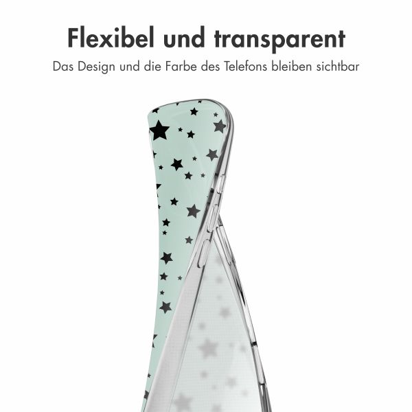 imoshion Design Hülle Apple iPhone 16 - Stars Mint
