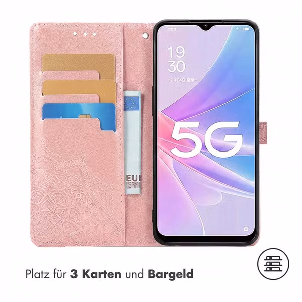 imoshion Mandala Klapphülle Oppo A58 - Rosé gold