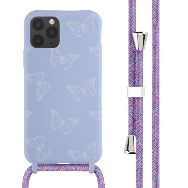 imoshion Silikonhülle design mit Band für das iPhone 11 Pro - Butterfly