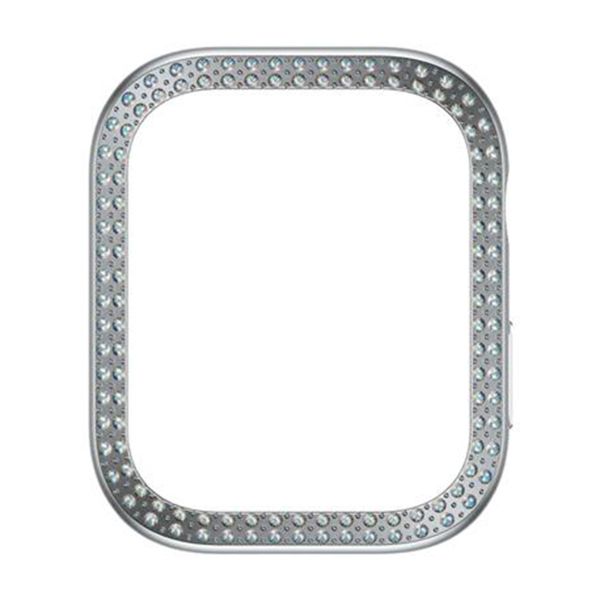 SAFE by PanzerGlass Bling Bumper für die Apple Watch 7-9 / SE 2024 - 41 mm - Silber