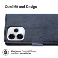 imoshion Luxuriöse Klapphülle Oppo Reno15 (5G) - Dunkelblau