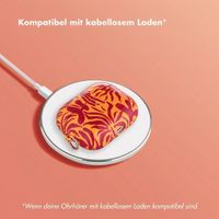 Selencia Vivid Case  Apple Airpods Pro 3 - Tropical Vibes Apricot