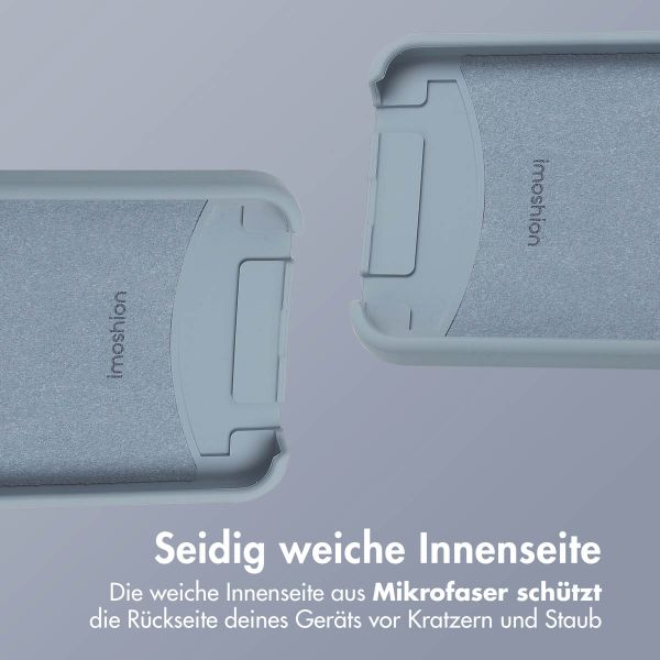 imoshion Color Backcover mit abnehmbarem Handykette und MagSafe Apple iPhone 16e - Ash Blue