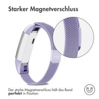 imoshion Mailändische Magnetarmband für das Fitbit Alta (HR) - Größe S - Violett