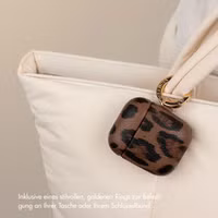 Selencia Sabi Case Apple AirPods Pro / Pro 2 - Leopardenmuster - Mocha Brown