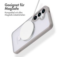 Accezz Ring Stand Backcover mit MagSafe Samsung Galaxy S25 - Grau