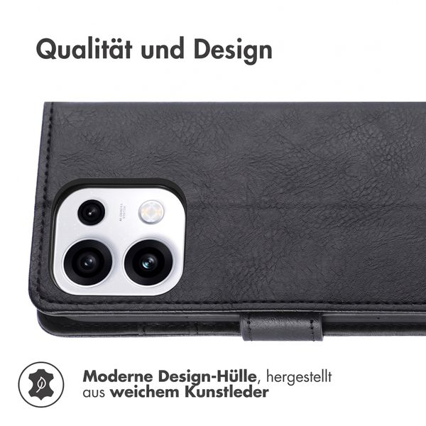 imoshion Luxuriöse Klapphülle Oppo Reno 16 / 16 Pro - Schwarz