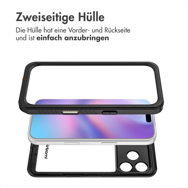 imoshion Wasserdichte 360 Hülle Apple iPhone 17 Pro - Schwarz