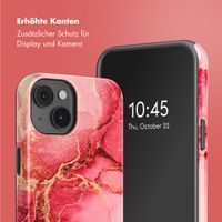 Selencia Vivid Tough Back Cover mit MagSafe für das iPhone 14 - Rosy Marble