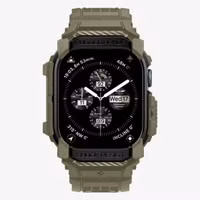 Spigen Rugged Armor™ Pro Case für Apple Watch Series 10 / 11 - 46 mm - Vintage Khaki