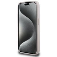 Guess 4G Metal Logo Back Cover MagSafe Apple iPhone 15 Pro Max - Rosa