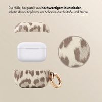 Selencia Sabi Hülle Panthermuster  Apple Airpods Pro 3 - Soft Ivory