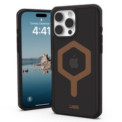 UAG Plyo Backcover MagSafe für das iPhone 16 Pro Max - Black / Bronze