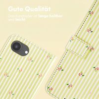 imoshion Design Klapphülle Apple iPhone 17e / 16e - Garden Stripes