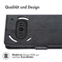 imoshion Luxuriöse Klapphülle Nothing Phone (3a) - Schwarz