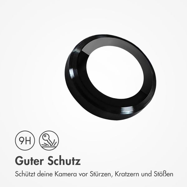 imoshion 2er-Pack Objektivschutz für Kamera für das Apple iPhone 16e - Schwarz