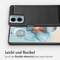 imoshion Brushed Back Cover Motorola Moto G24 Power - Schwarz