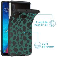 imoshion Design Hülle Samsung Galaxy A20e - Leopard - Grün / Schwarz