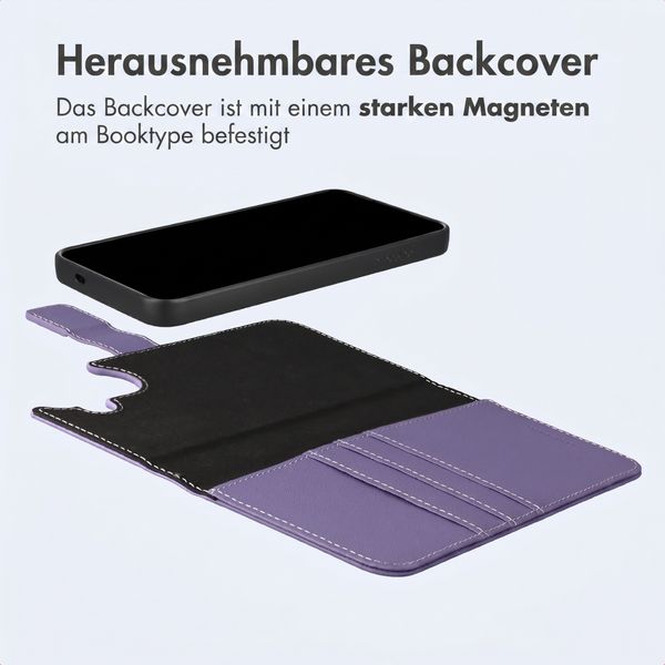 imoshion Herausnehmbare 2-in-1 Luxus-Bookcase Samsung Galaxy S25 - Violett