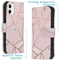 imoshion Design TPU Klapphülle iPhone 12 Mini - Pink Graphic