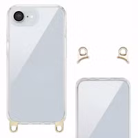 Selencia Backcover mit abnehmbaren Haken Apple iPhone 16e - Transparent