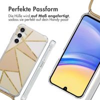 imoshion Design Hülle mit Band Samsung Galaxy A15 (5G) - Beige Graphic