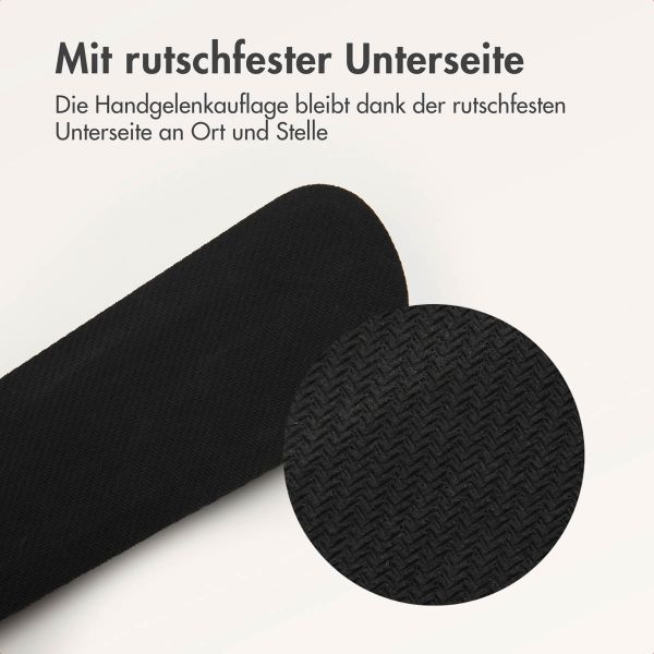 imoshion Ergonomische Handgelenkstütze – für Tastatur und Maus – Schwarz