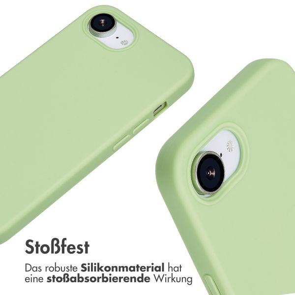 imoshion Silikonhülle mit Band iPhone 16e - Grün