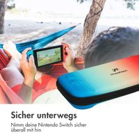 imoshion ﻿Schale für Nintendo Switch – Hülle für Nintendo Switch / Switch OLED – Blau / Rot