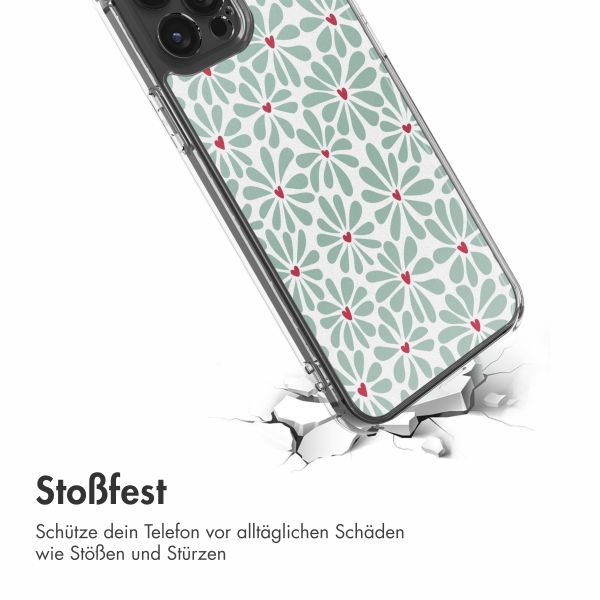imoshion Design Hülle Apple iPhone 12 (Pro) - Bloom Love Sage Green