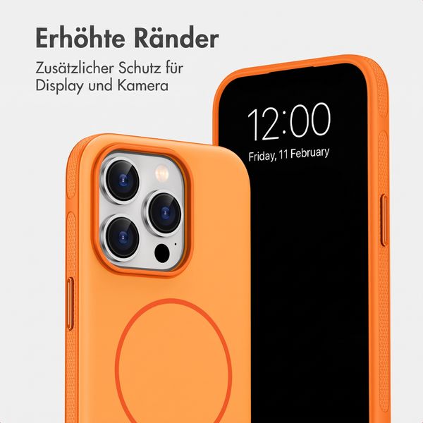 imoshion Color Backcover mit Thin MagSafe Ring Apple iPhone 15 Pro - Orange