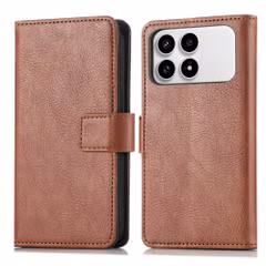 imoshion Luxuriöse Klapphülle Xiaomi Poco F8 Pro - Braun