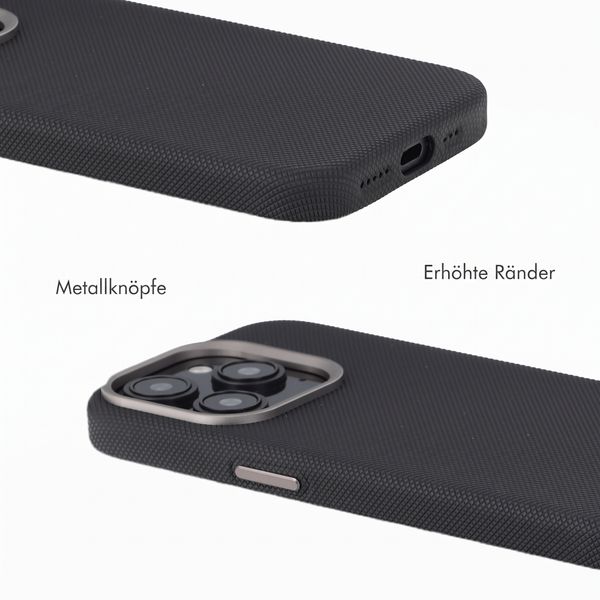 Accezz Mesh Backcover mit MagSafe Apple iPhone 15 Pro - Schwarz