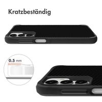 imoshion Rugged Hybrid Carbon Case Samsung Galaxy A15 (5G/4G) - Schwarz