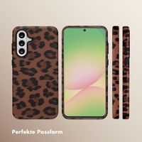 Selencia Sabi Backcover Leopardenmuster mit MagSafe Samsung Galaxy A56 - Mocha Brown