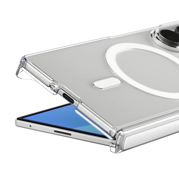 Spigen Air Skin Zero Mag Fit Hülle Samsung Galaxy Z Fold 8 Ultra - Clear / White