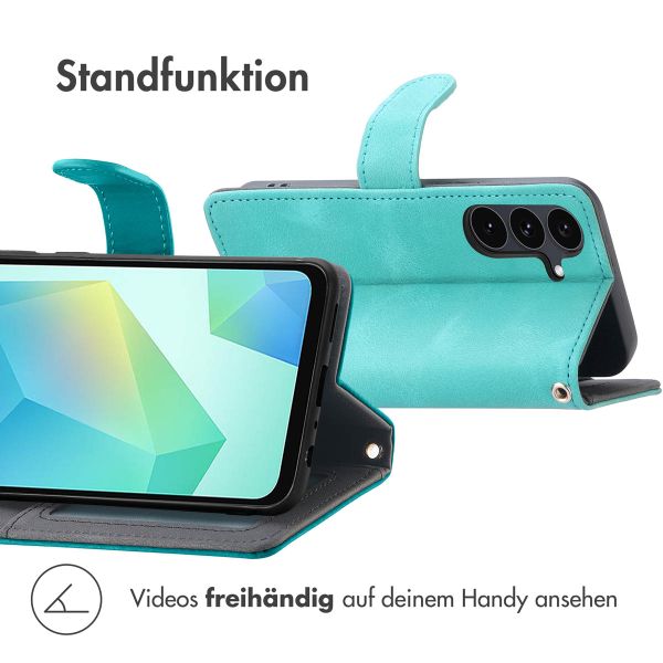 imoshion Klapphülle mit Kordel Samsung Galaxy S25 FE - Türkis