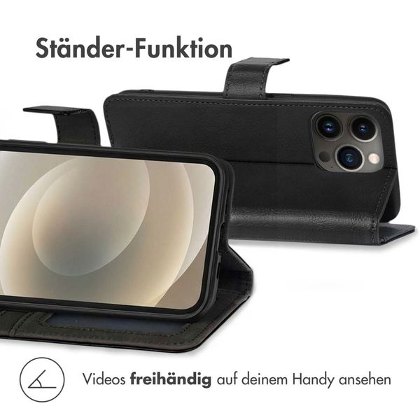 imoshion Luxuriöse Klapphülle Apple iPhone 13 Pro - Schwarz