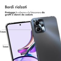 Accezz Clear TPU Backcover Motorola Moto G13 / G23 - Transparent