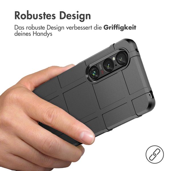 imoshion Rugged Shield Backcover für das Sony Xperia 1 VI - Schwarz