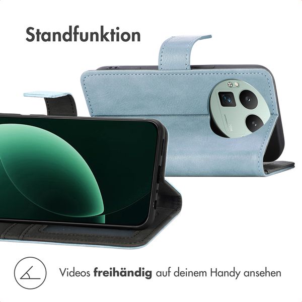 imoshion Luxuriöse Klapphülle Realme GT 8 Pro - Hellblau