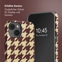 Selencia Vivid Rückabdeckung mit MagSafe Apple iPhone 14 - Pied-de-Poule