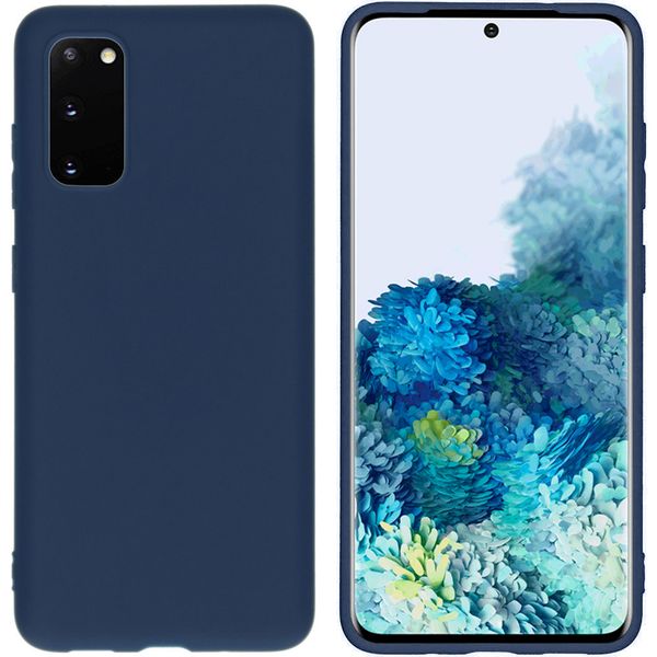 imoshion Color TPU Hülle Dunkelblau für das Samsung Galaxy S20