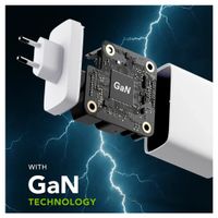 dbramante1928 Re-charge Ladegerät 2x USB-C 65 W und USB-A 18 W - Weiß