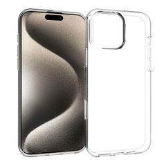 Accezz TPU Clear Cover für das iPhone 16 Pro Max - Transparent