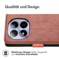 imoshion Luxuriöse Klapphülle Xiaomi Redmi Note 15 Pro (4G) - Braun