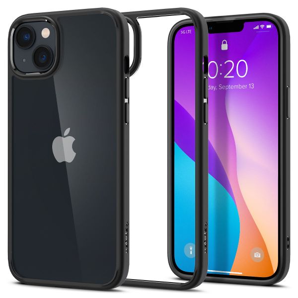 Spigen Crystal Hybrid Backcover für das iPhone 14 Plus - Schwarz