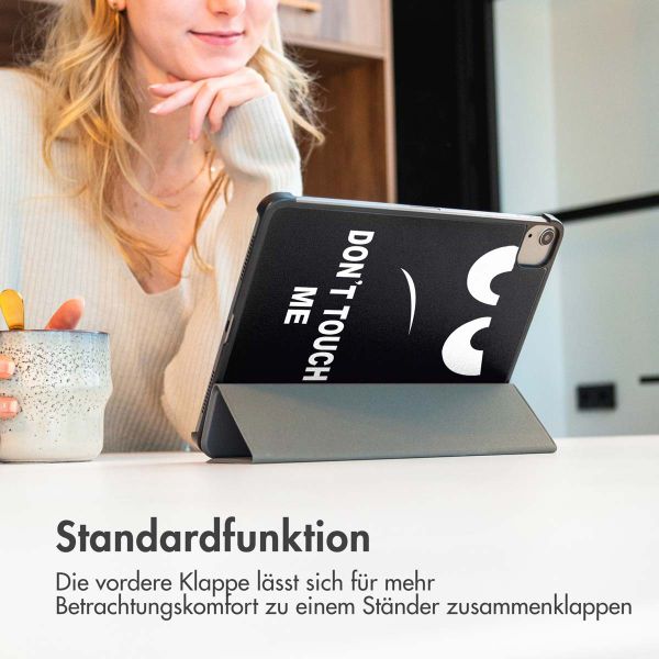 imoshion Design Trifold Klaphülle Apple iPad Pro 13 (2024) M4 - Don't touch